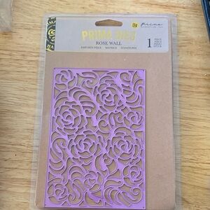 Prima marketing Die- Rose Wall New in Package